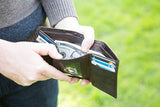 Billetera de piel para hombres Stealth Mode