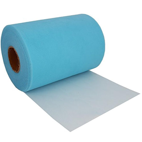 Cielo azul Tulle Spool 6 inch X 100 yards