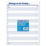Tops Programa diario de cosas que hacer hoy Pad, 8.5 x 11