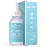 Sérum facial de vitamina C brillante con ácido hialurónico
