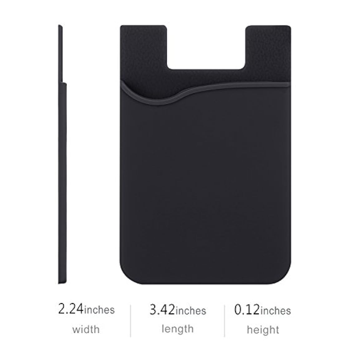 Pofesun - Funda de silicona con tapa para iPhone y Android