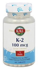 kal K-2 – -100 mcg – 60 tabletas