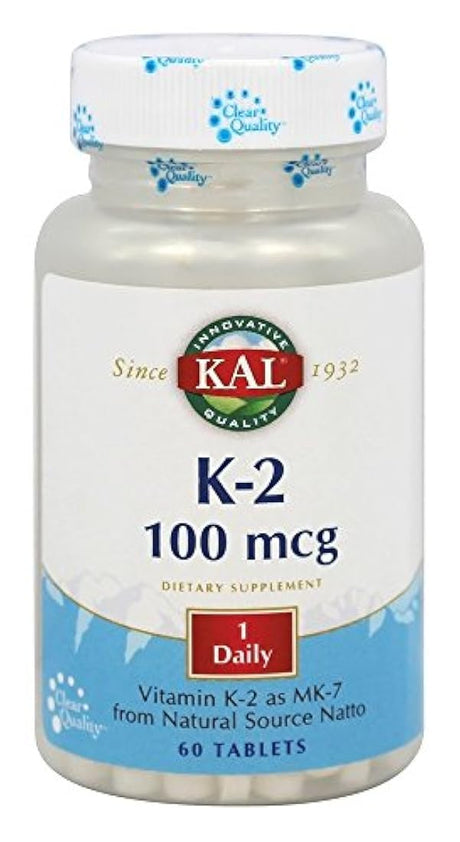 kal K-2 – -100 mcg – 60 tabletas