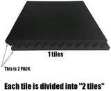 Paneles Acústicos Wedge 12 x 12 x 1 - 48 Piezas para Estudio