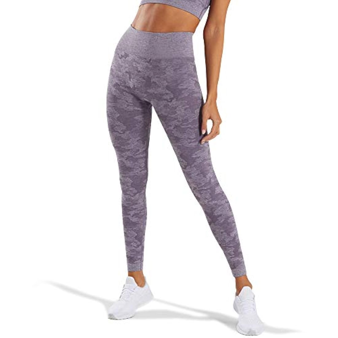 WodoWei - Leggings de cintura alta para mujer con estampado