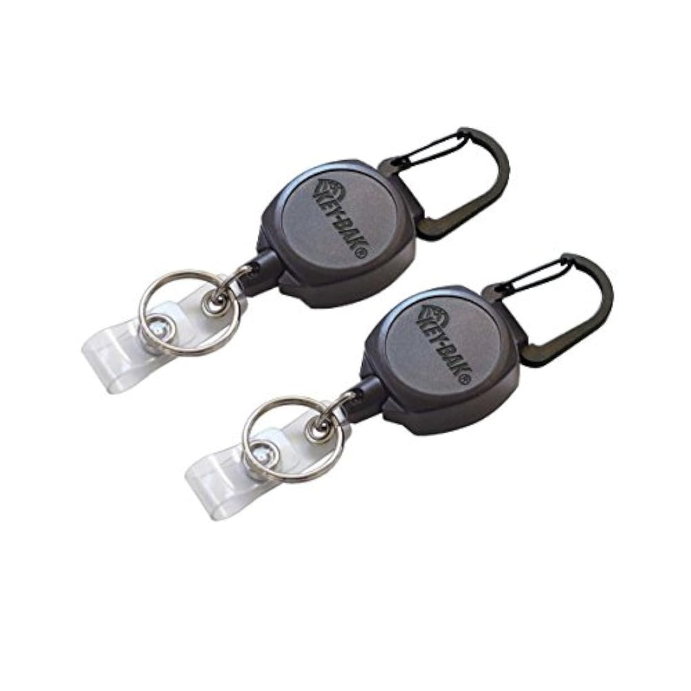 porta gafetes de identificación auto retráctil