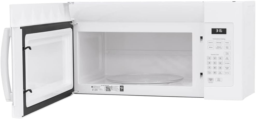 Microondas GE 1.6 Cu. Ft. Sobremesa JVM3160DFWW - Paquete CPS 2 Años
