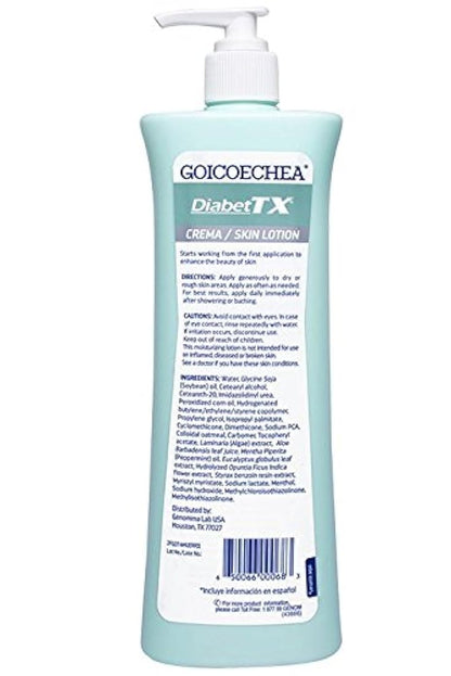 GOICOECHEA Diabet TX Loción corporal con hidratantes, 13.5 oz, Diabetes