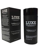 Luxe Thickening de pelo fibras con Queratina Natural – 2 Meses suministro de confianza en un frasco. Múltiples Colores disponibles., Café Oscuro