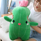 Peluche de cactus con forma de cactus de peluche 9.8 in