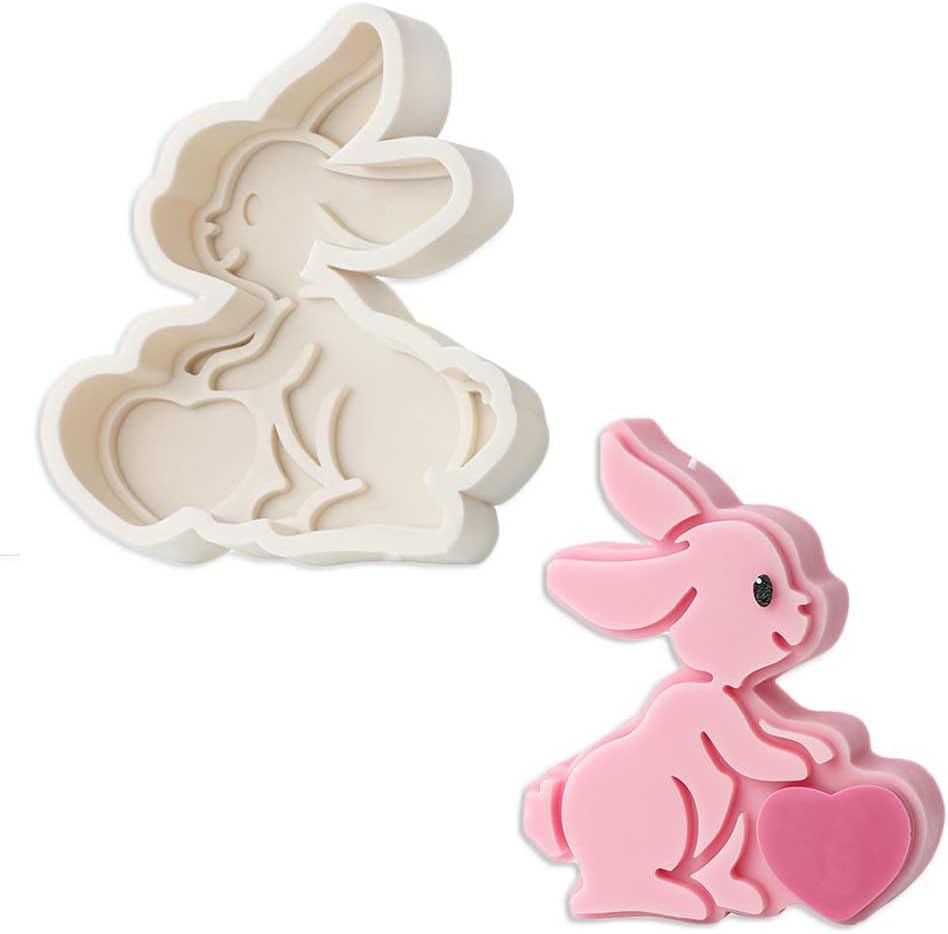 Molde de Silicona Conejo para Aromatizantes y Decoraciones