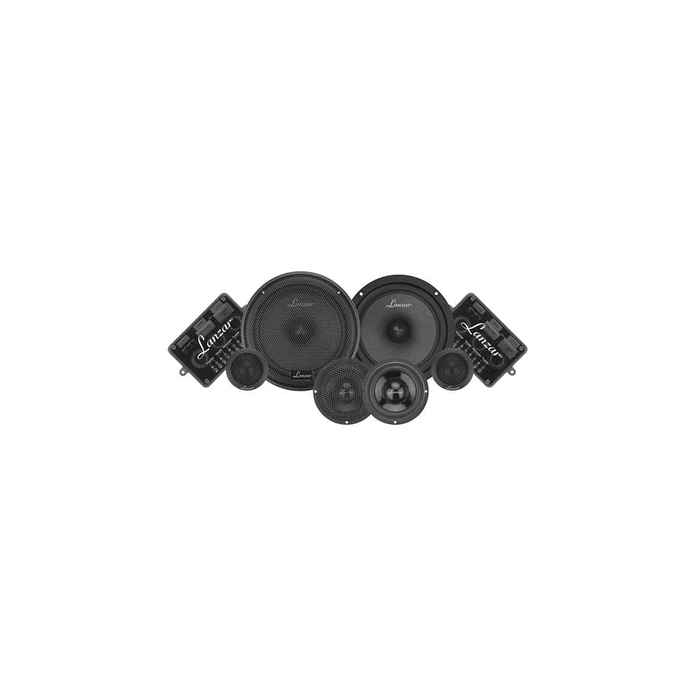Kit Altavoces estéreo universales de 3 vías para automóvil, 80 W , 4 ohmios LANZAR-STCMP65