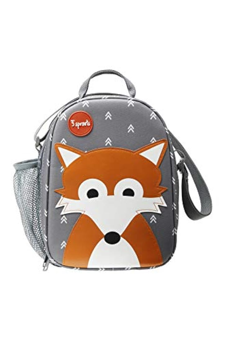 3 bolsas de almuerzo aisladas para niños