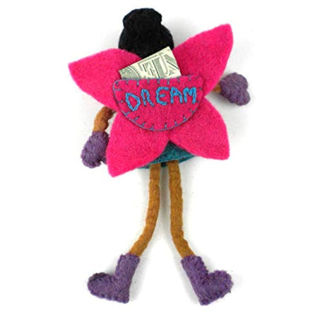 Peluche de hada de dientes con bolsillo de Nepal