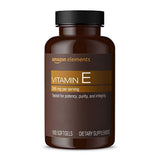 Cápsulas blancas vitamina E