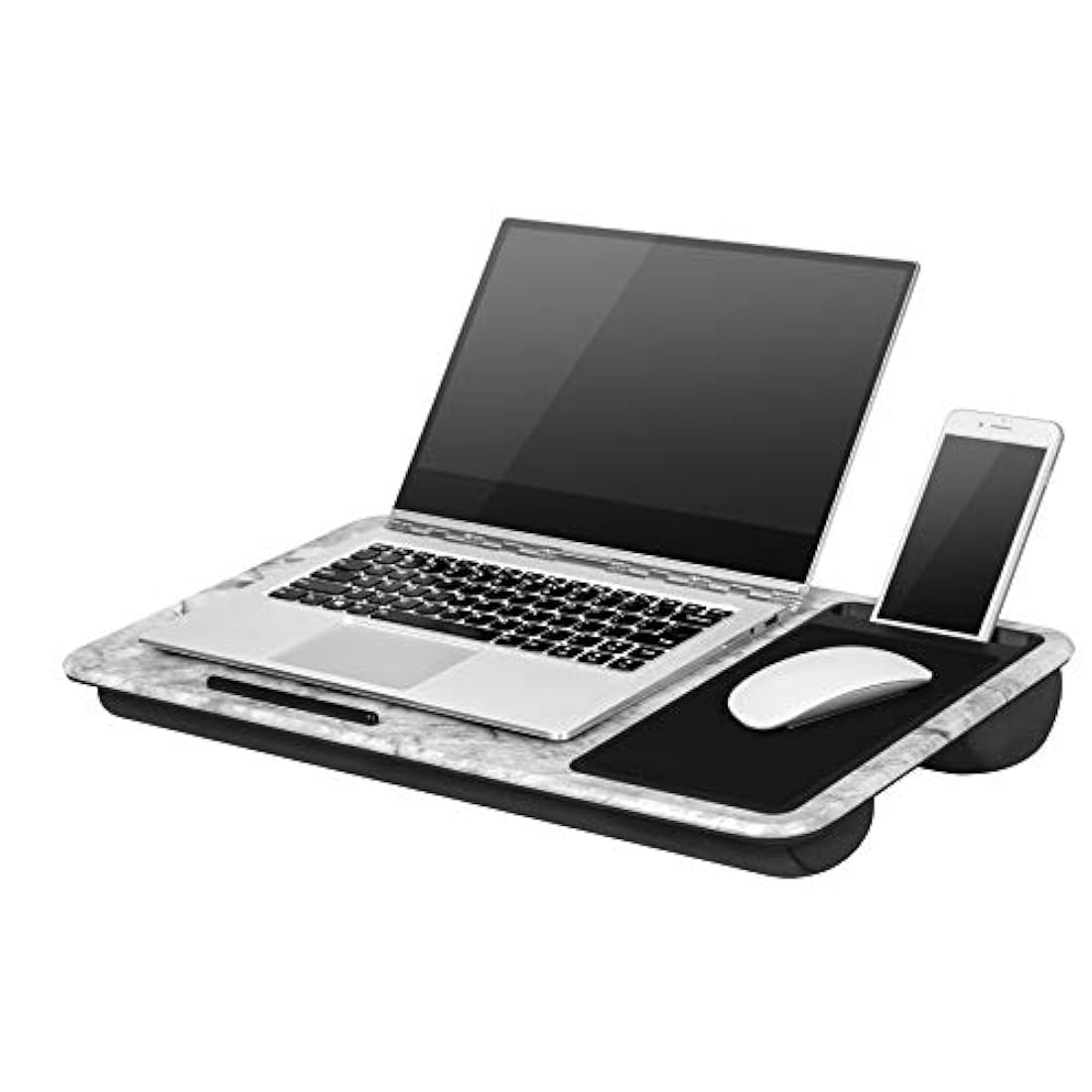 Escritorio para portátil para mouse y soporte para teléfono