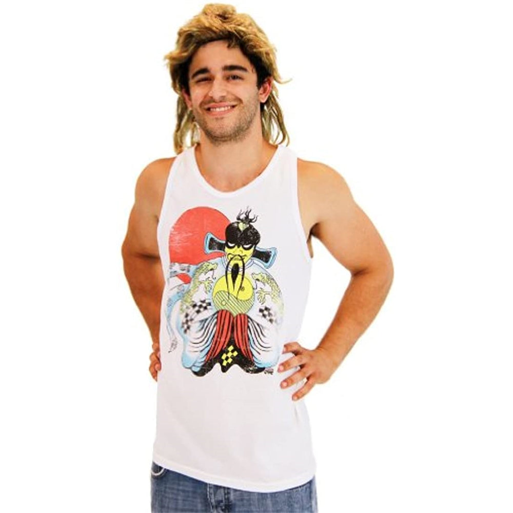 Disfraces China Tank Top y peluca traje conjunto