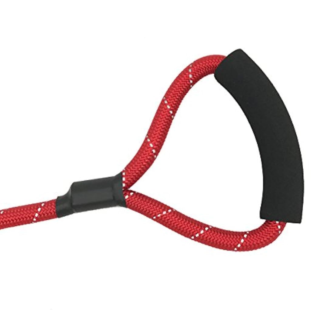 Correa para perros con mango suave 8-20 FT rojo