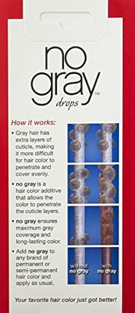 No Grey haircolor 2 unidad Paquete de 1 Sin color