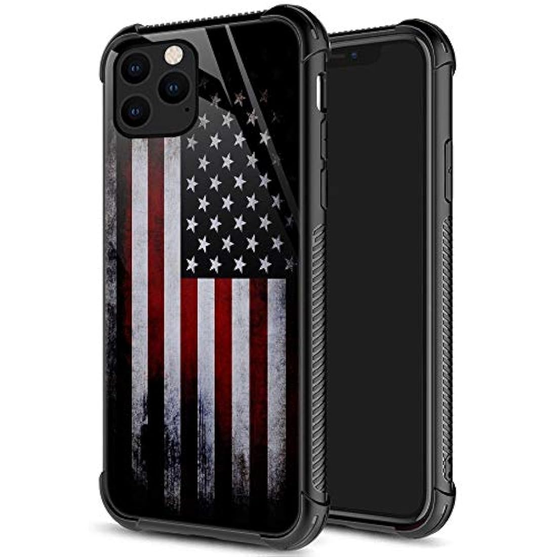 Funda de vidrio templado 9H, con patrón a prueba de golpes