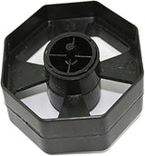 Rueda dispensadora de cinta de 1.417 in para escritorio, piezas de repuesto de repuesto de rueda duradera negra para oficina y escuela