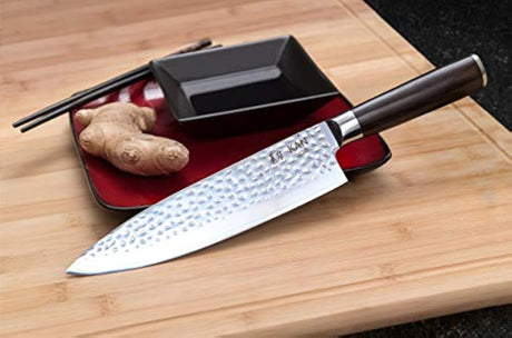 KAN Core VG-10 - Cuchillo de chef 8.0 in, 67 capas, Damasco