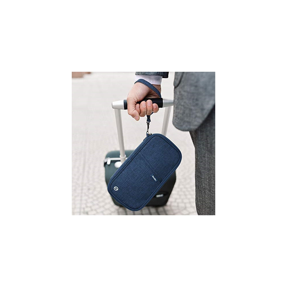 Porta Documentos y Tarjetas  de pasaporte de bloqueo RFID