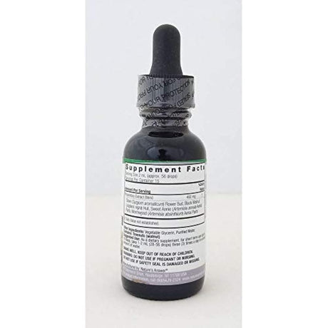 Natures Answer Black Nuez y Ajenjo 1 oz 30mL 200mg.