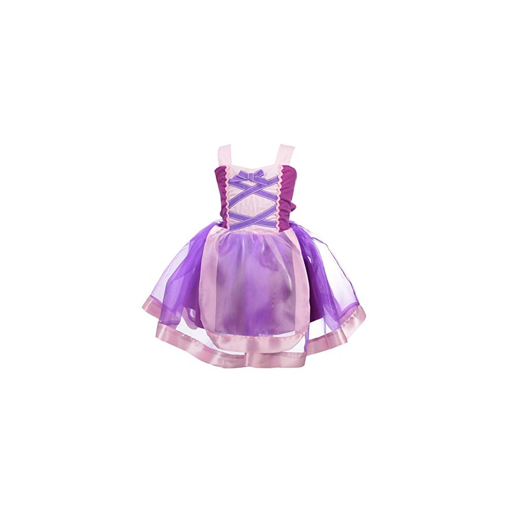 Disfraz de princesa violeta para niña talla 4T