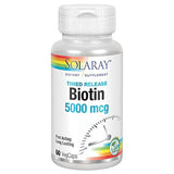 Suplemento de biotina Solaray liberado de dos etapas