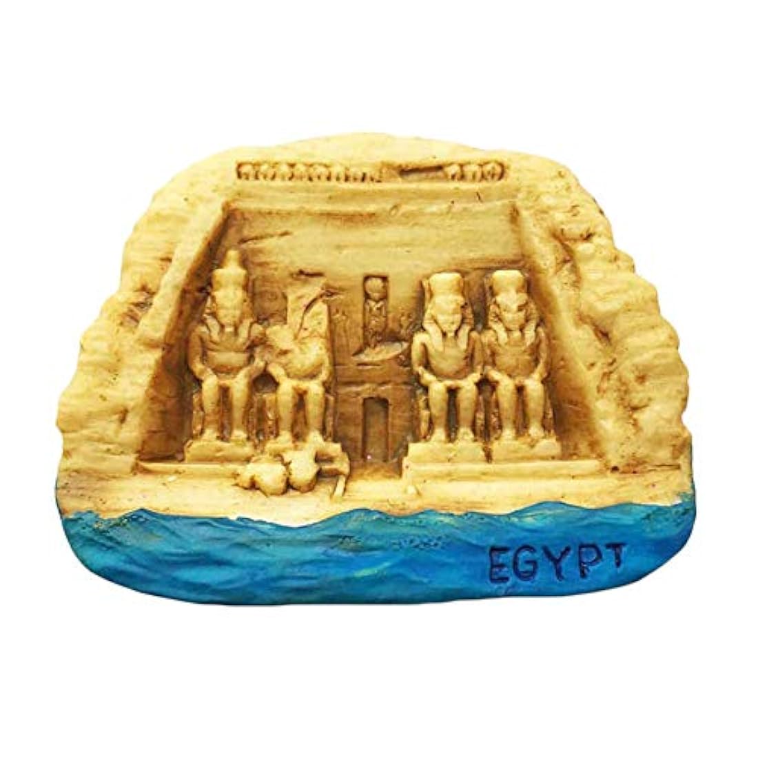 Imanes para nevera, diseño del templo de egipto en 3D