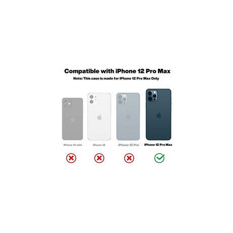 Fundas y Estuches para iPhone 12 Pro Max Negro
