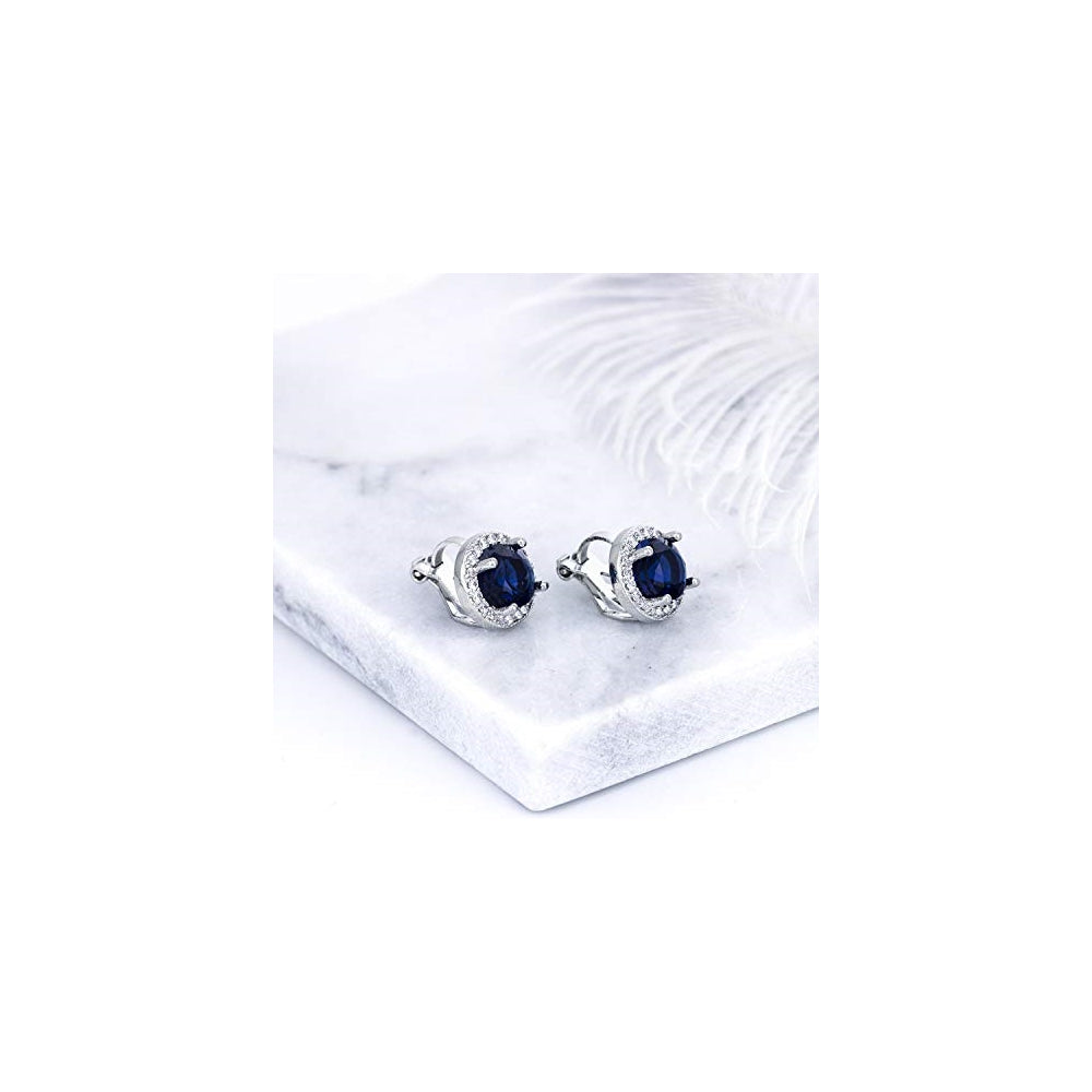 Aretes brillantes con circonita cúbica de cristal