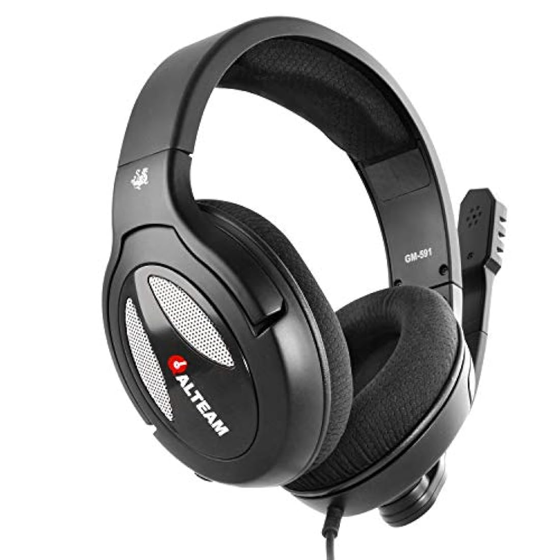 Auriculares con cable para juegos sobre la oreja 2.087 in