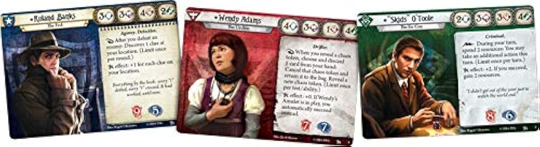 El juego de cartas de Arkham Horror.