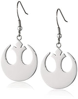 Pendientes colgantes de acero inoxidable de Star Wars