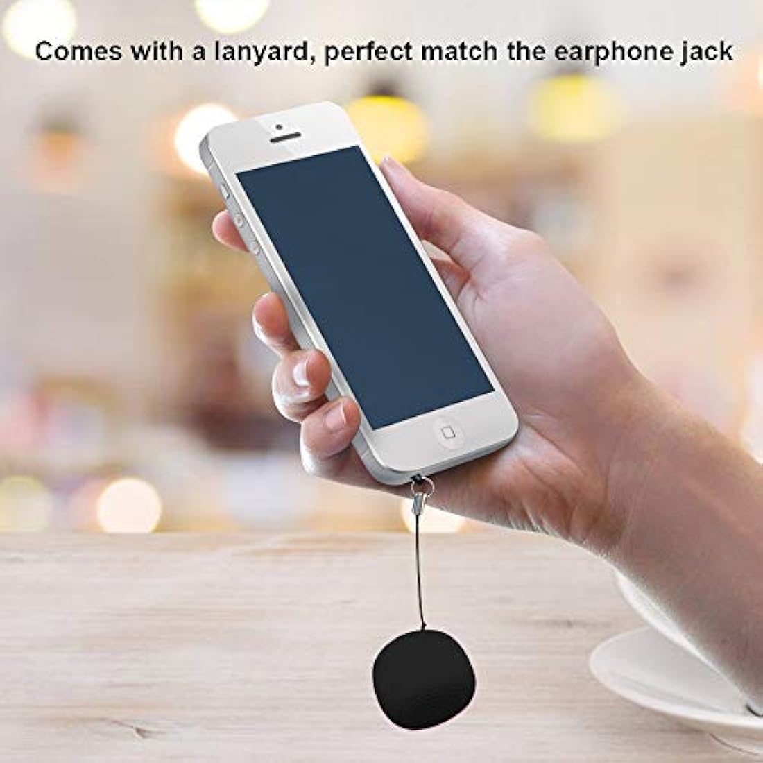 Altavoz inalámbrico pequeño con Bluetoot(negro)
