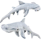 Peluche diseño de tiburón color gris, de 2 1/2 pies