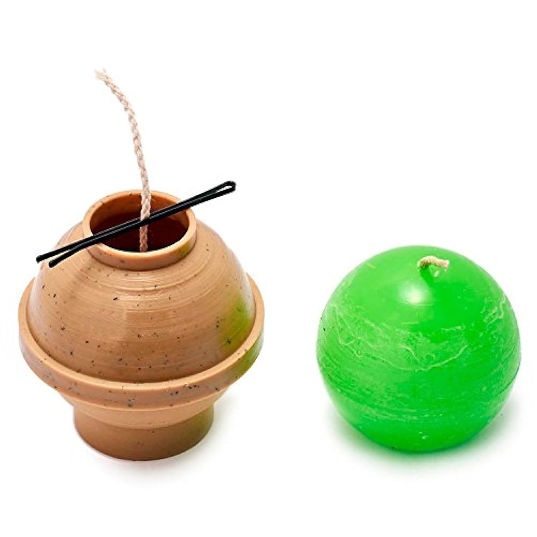 Moldes plásticos de dos cuerpos, para fabricación de velas.