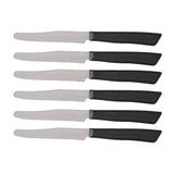 Cuchillos (6 unidades), Negro