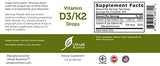 Gotas de vitamina D3 con K2