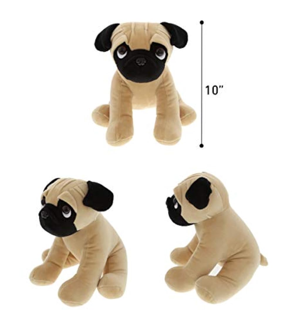 Peluche de perro para niños color marrón. Puzzled Inc