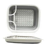 SAMMART - Escurridor plegable para platos con escurridor