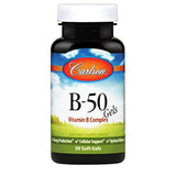 Carlson Labs B-50 Gel, complejo de vitamina B, 088395020605, 1