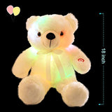 Peluche de Oso con luces lED blanco, 18.0in, SOFI