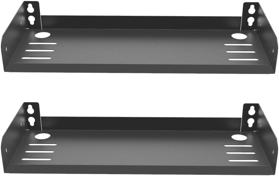 Estante flotante metálico JINGCHENGMEI 12, 4.7 profundo