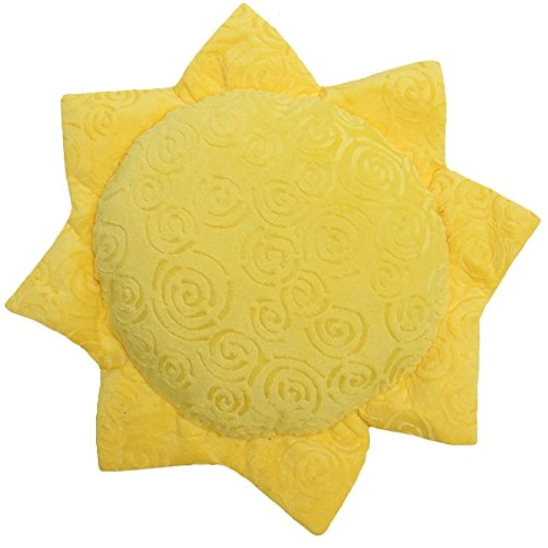 Almohada de peluche (diseño de luna, luna), color amarillo