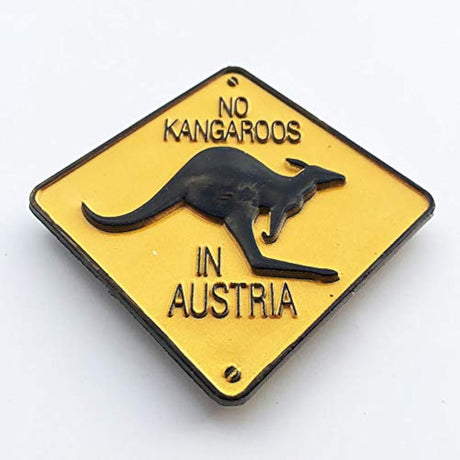Imán 3D para nevera con diseño de canguro en Austria