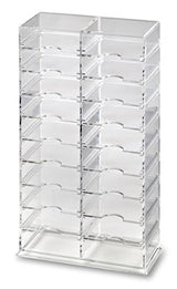 Organizador de soporte de maquillaje acrílico
