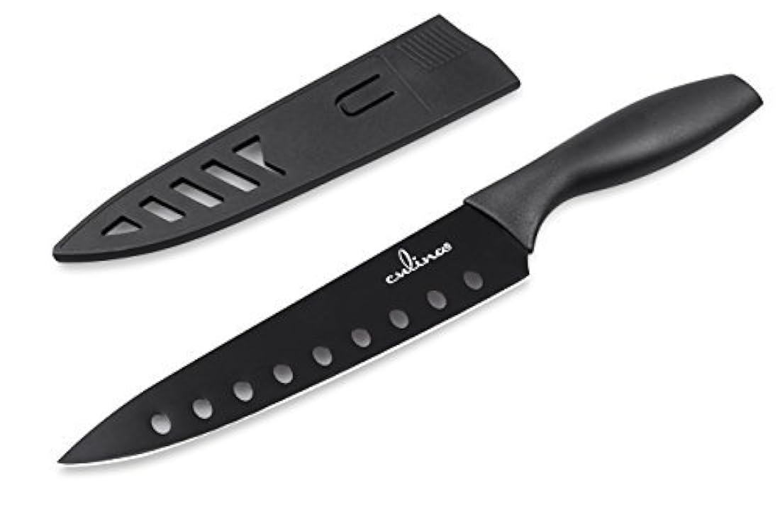 Culina 8-Inch Sushi cuchillo con vaina de acero al carbono